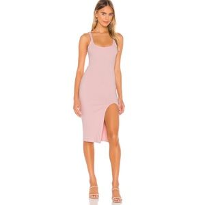 Privacy Please Pink Midi Dress